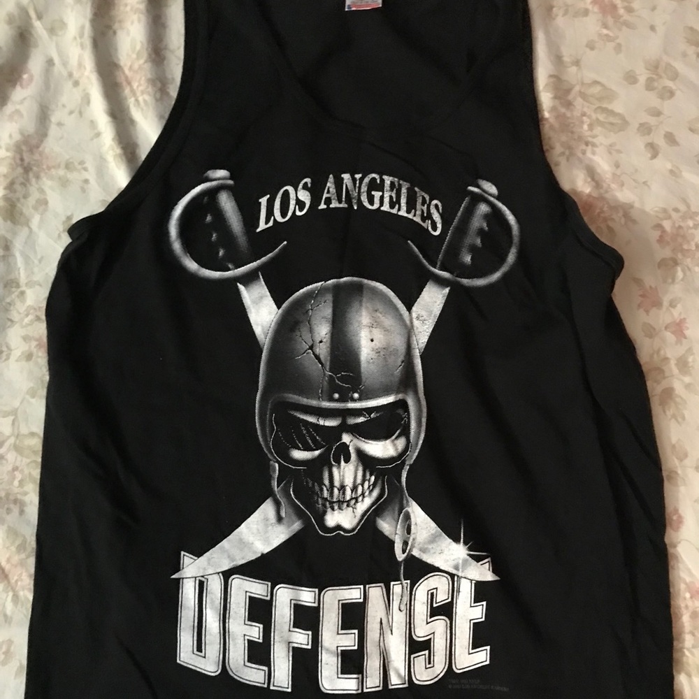 1993 vintage LA Raiders tank top